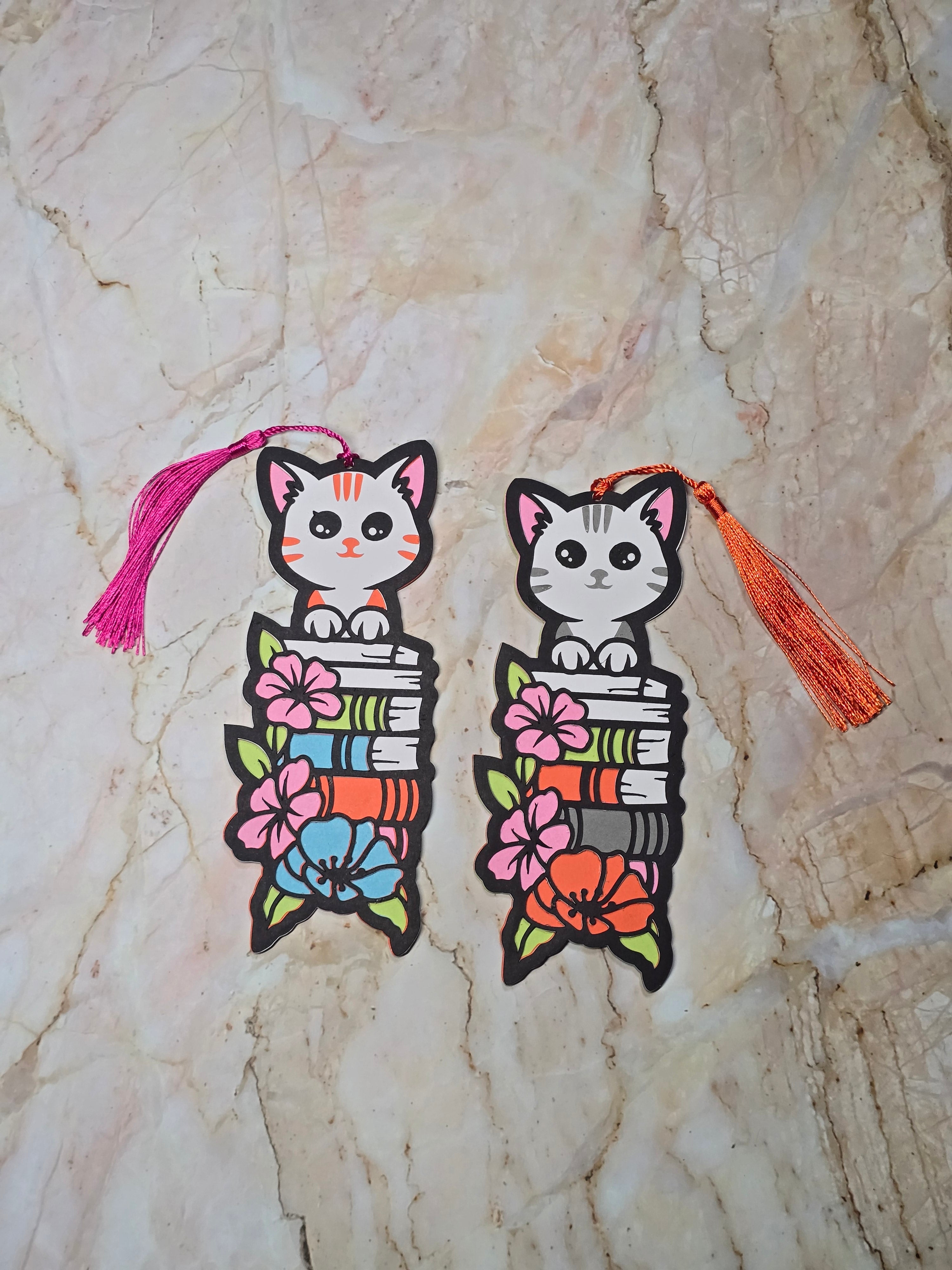 Cat Themed Bookmarks