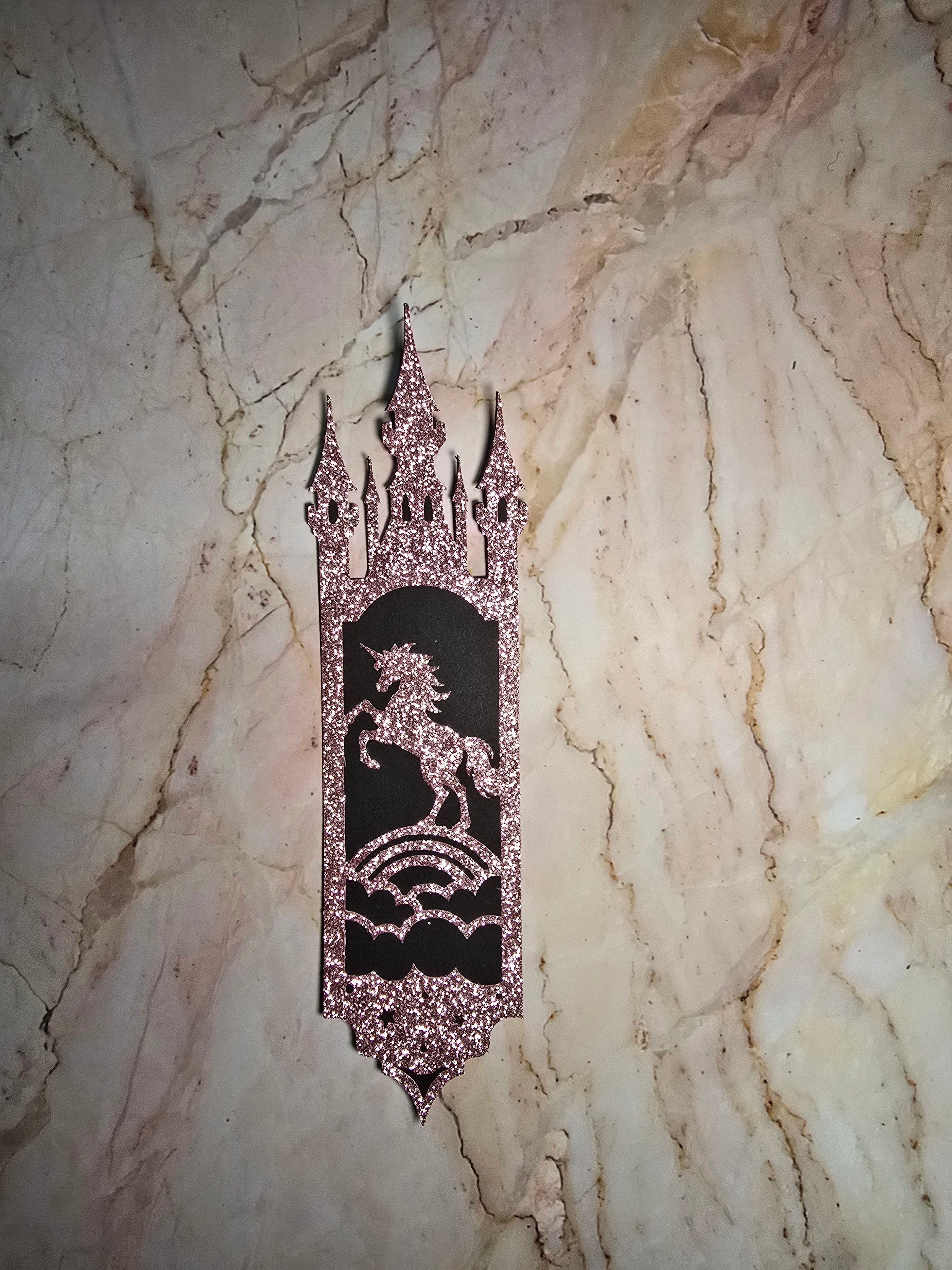 Glitter Unicorn Bookmark